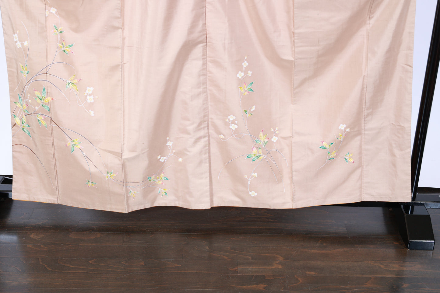 Japanese kimono used <houmongi> M-size silk 100% /B924