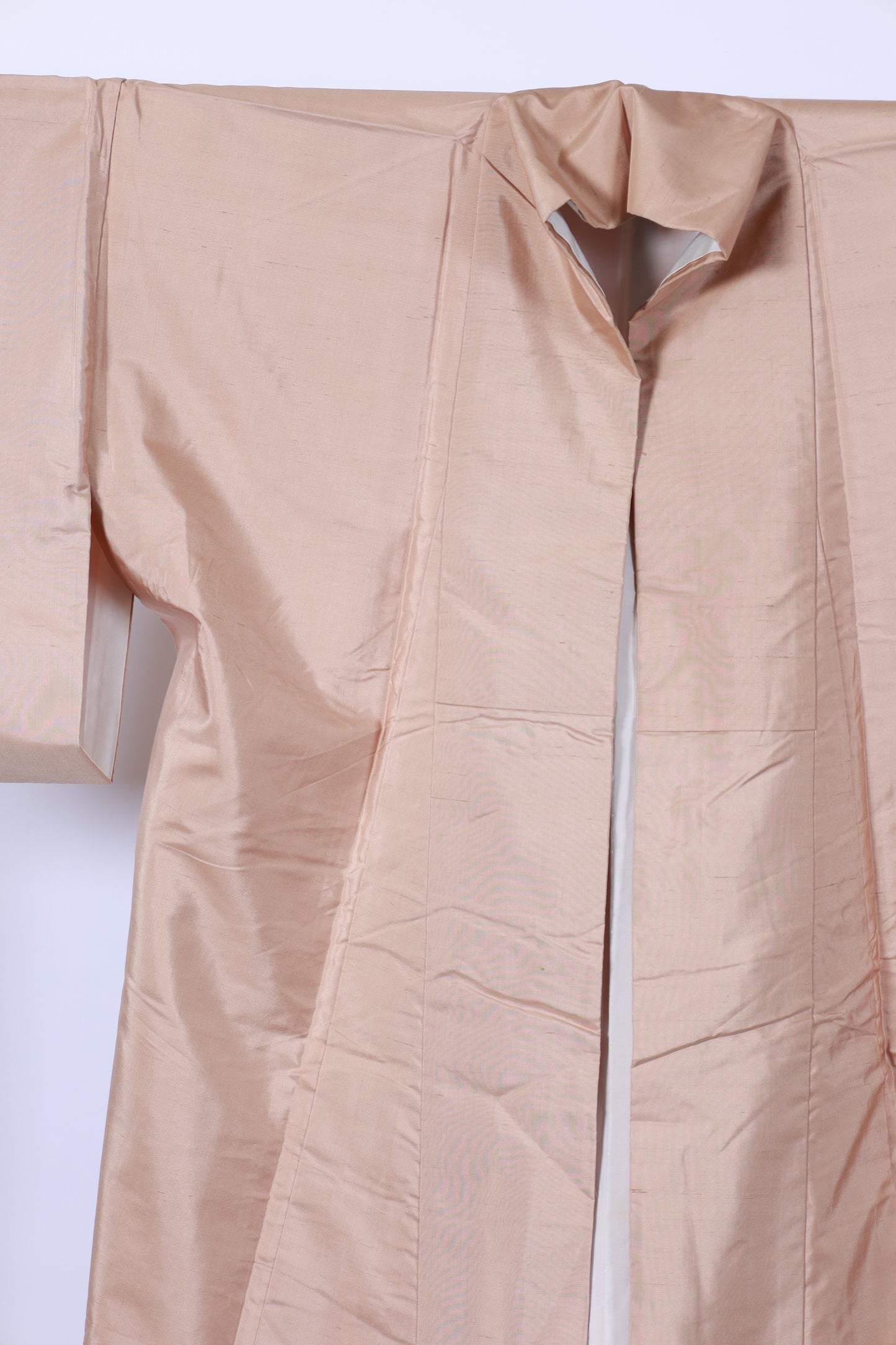 Japanese kimono used <houmongi> M-size silk 100% /B924