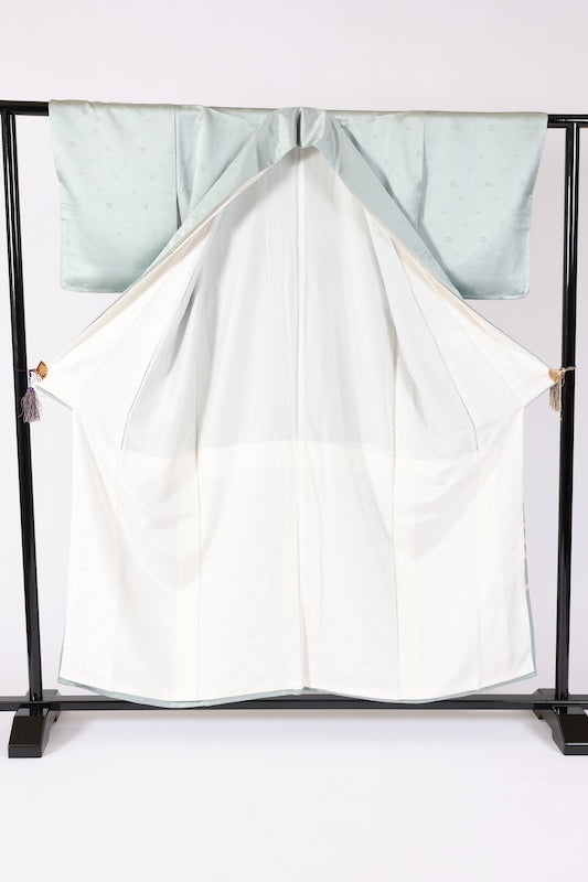 Japanese kimono New(Irotome) M-size 100% silk /K295