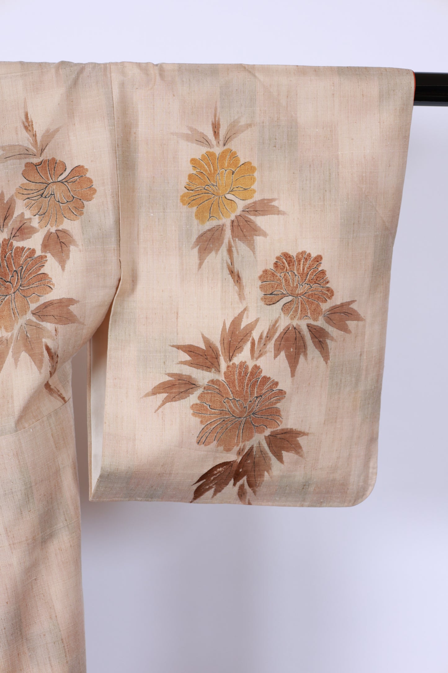 Japanese kimono used <houmongi> M-size silk 100% /B935