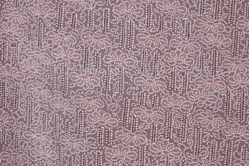 Japanese kimono Unused New <Komon> M-size silk 100% /B976