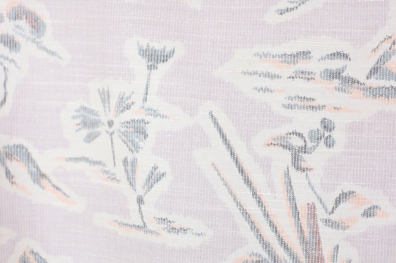 Japanese kimono used <Tsumugi> M-size silk 100% /B974