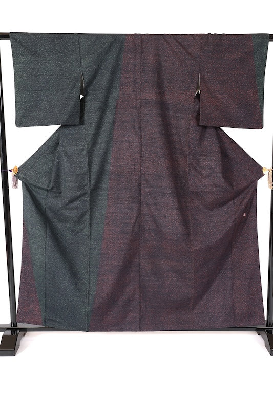 Japanese kimono used(Houmongi)Size-L100%silk/K301