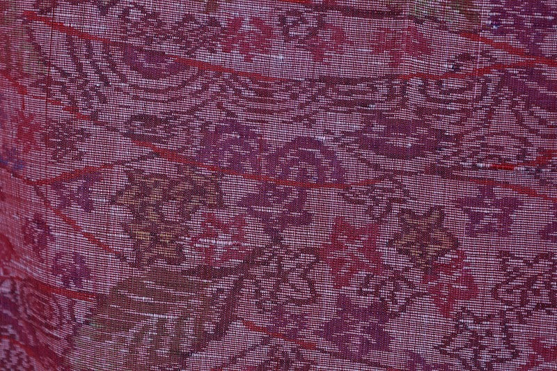 Japanese kimono used <Komon> S-size silk wool /B969