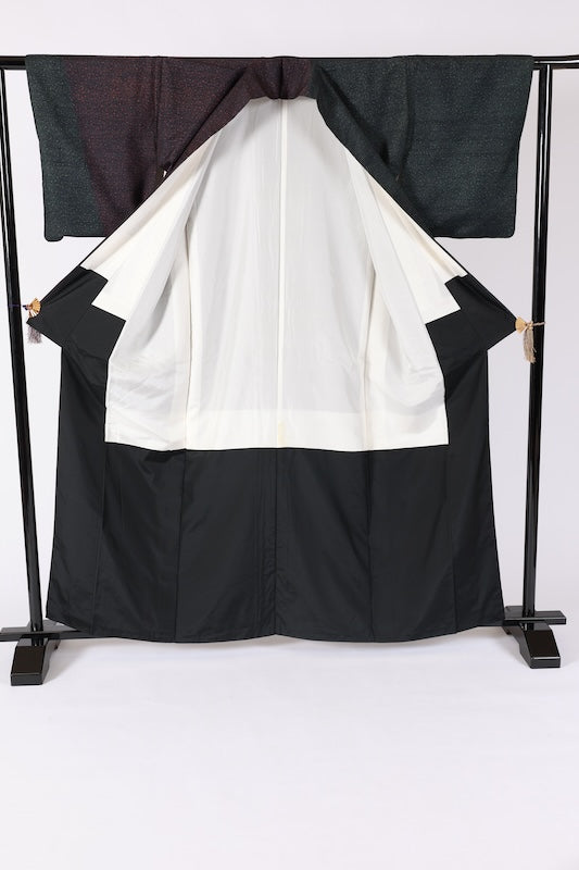 Japanese kimono used(Houmongi)Size-L100%silk/K301