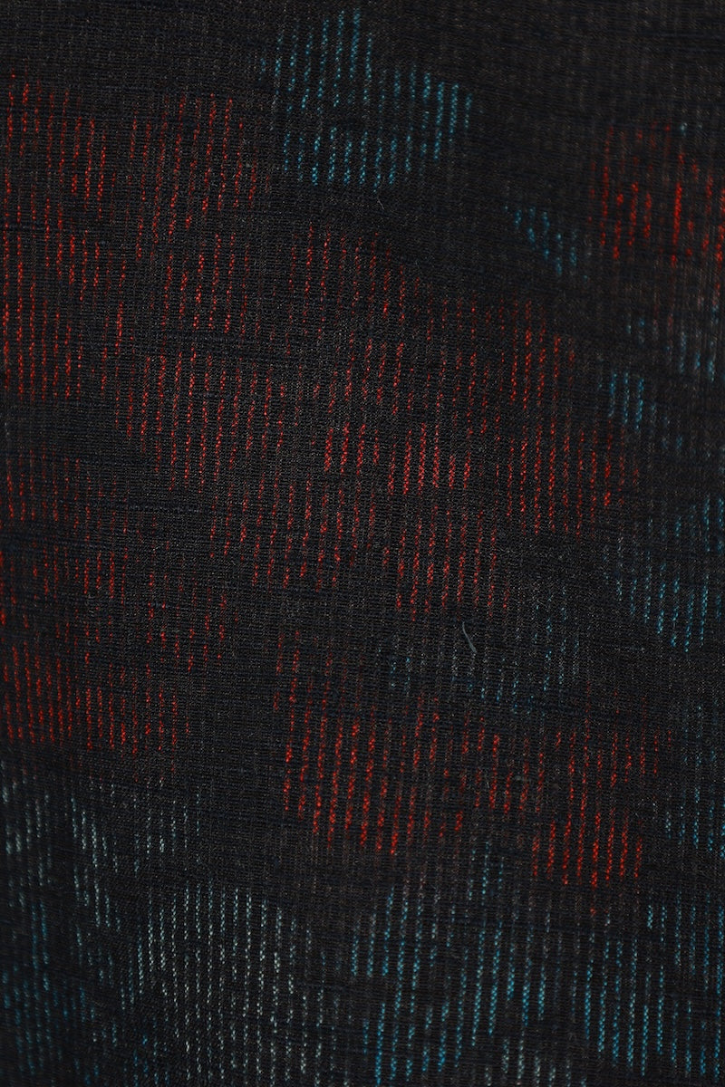 Japanese kimono used <Tsumugi> Msize silk 100% /T502