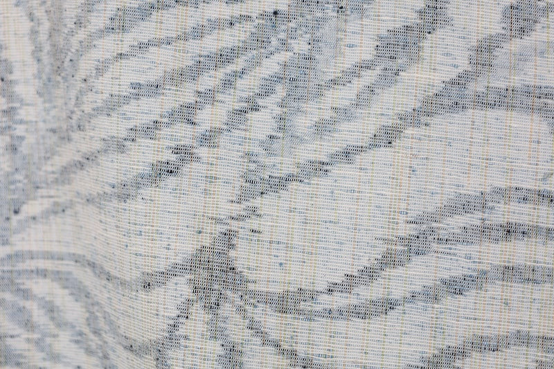 Japanese kimono used <Tsumugi> M-size silk 100% /B964