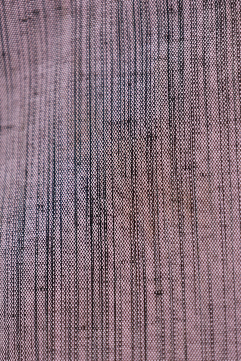 Japanese kimono used <tsumugi> Lsize silk 100% /T490