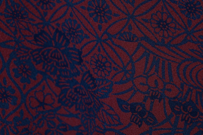 Japanese kimono used <Komon> M-size silk 100% /B960