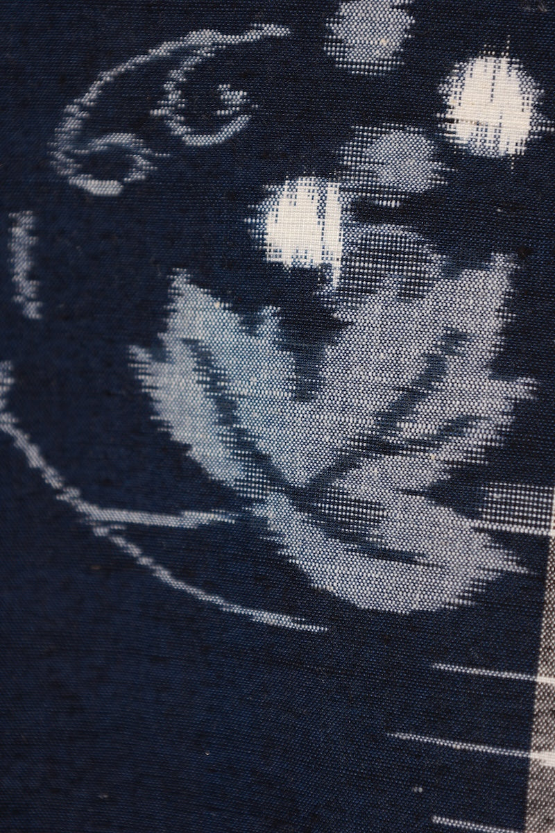 Japanese kimono used <Tsumugi> Msize silk 100% /T487