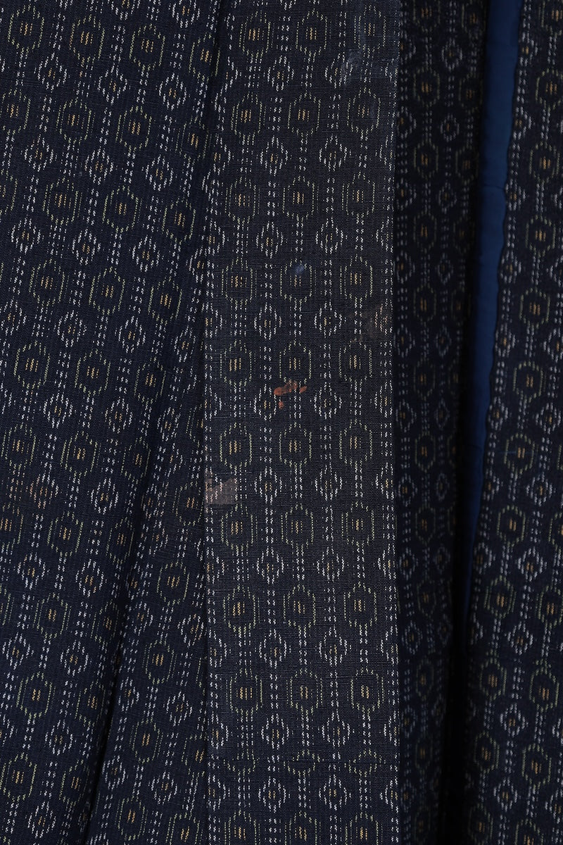 Japanese kimono used <Tsumugi> Msize silk 100% /T486