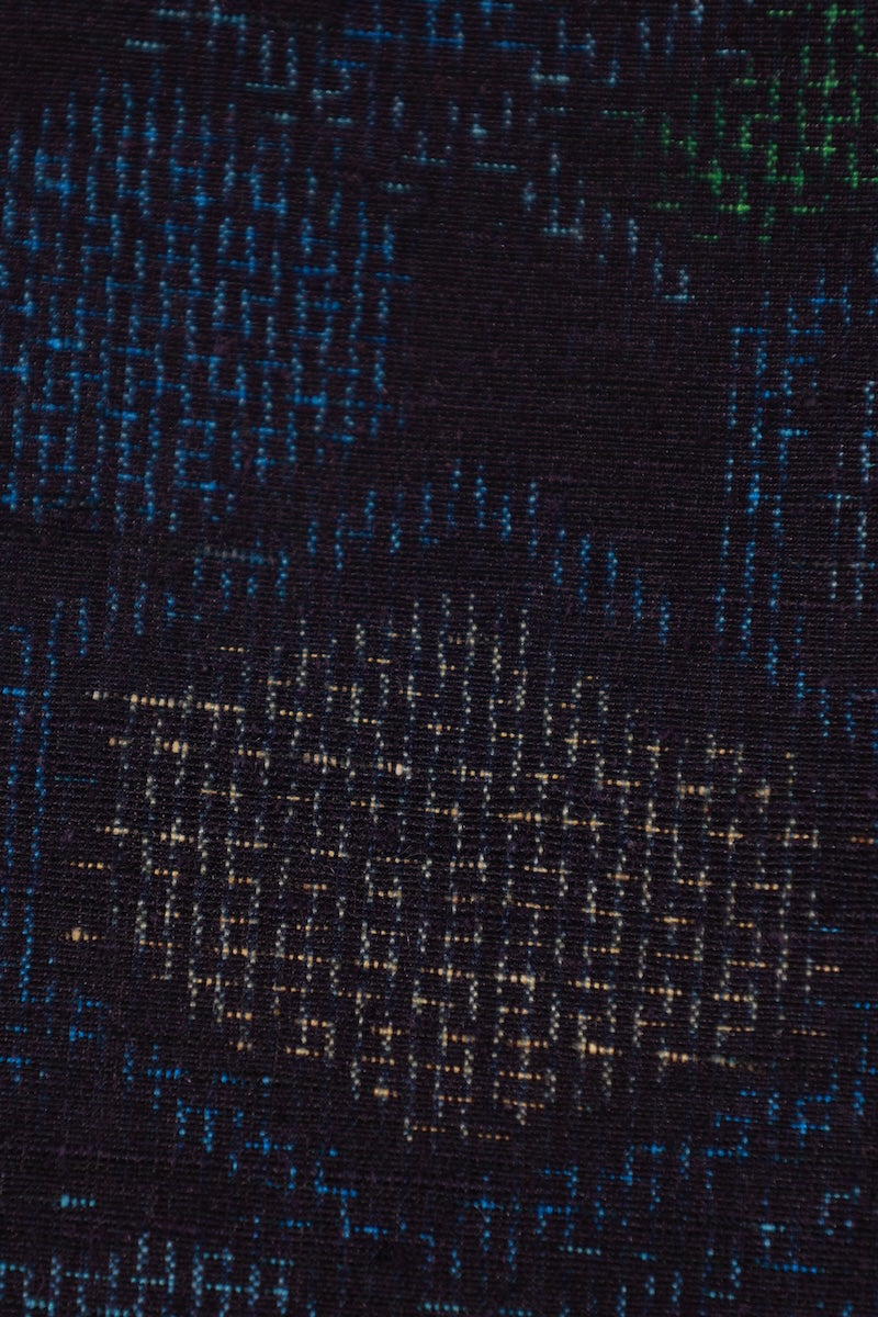 Japanese kimono used <Tsumugi> Ssize silk 100% /T484