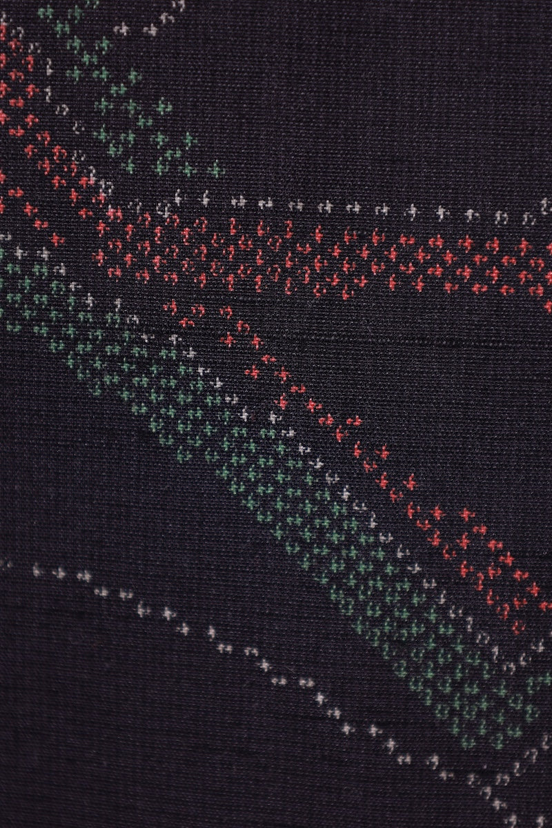Japanese kimono used <Tsumugi> Msize silk 100% /T499