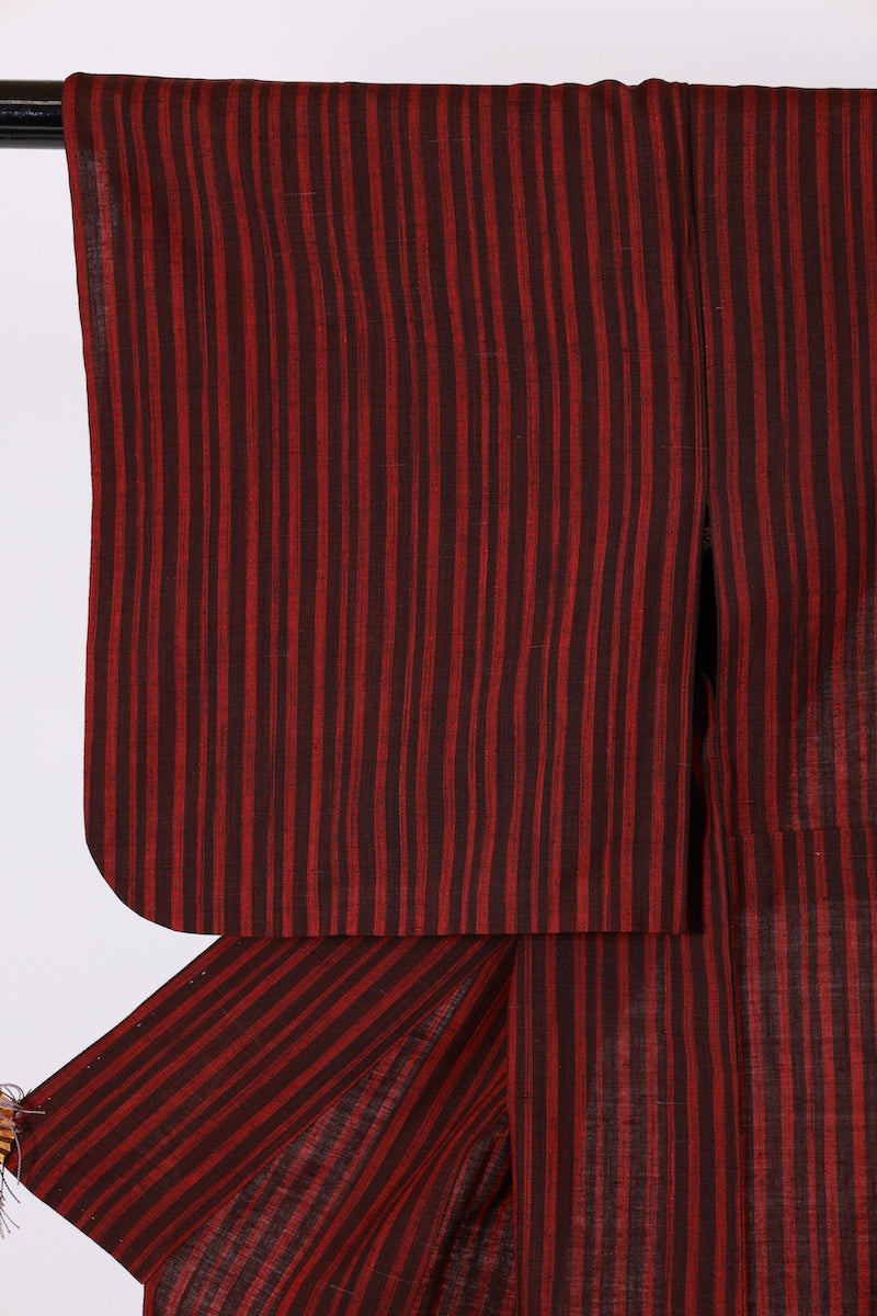 Japanese kimono used <Komon> Msize silk wool /T495