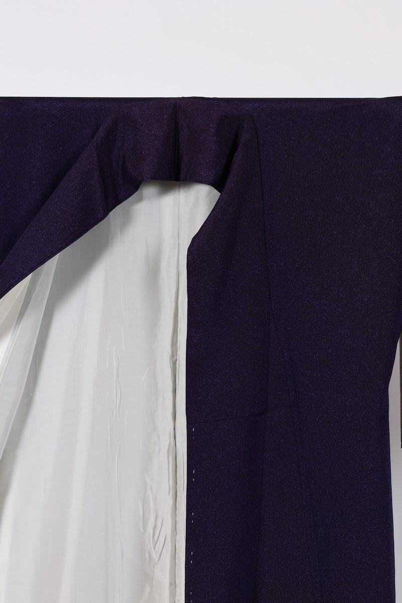 Japanese kimono used <Komon> M-size silk 100% /B952
