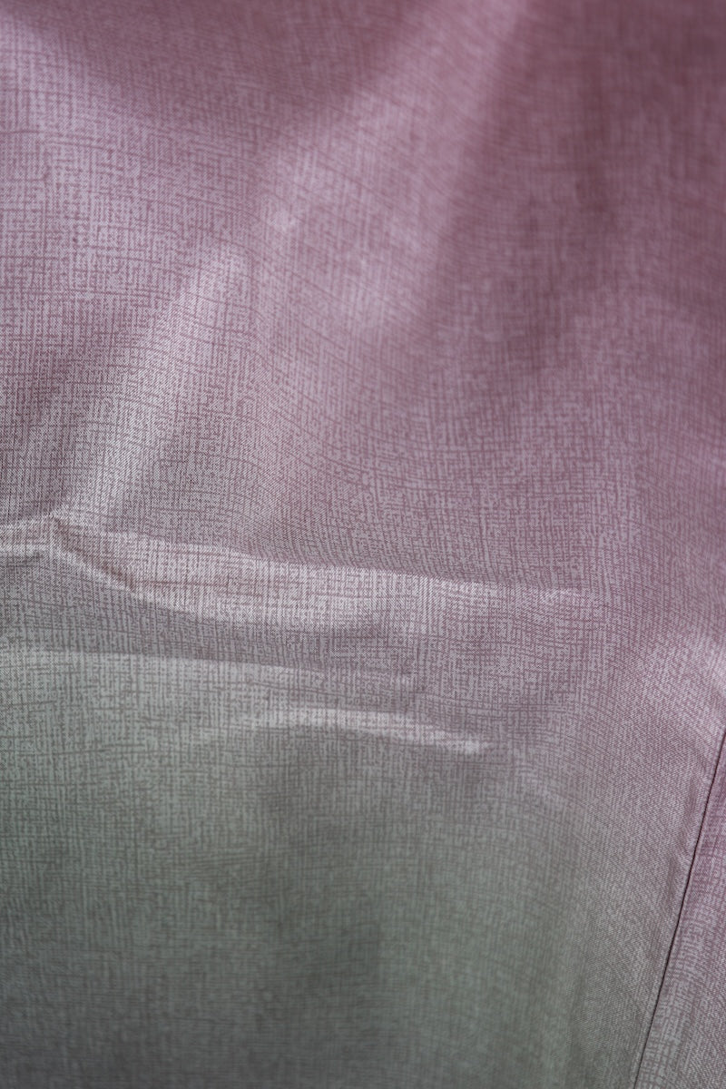 Japanese kimono used <Tsumugi> L-size silk 100% /B954