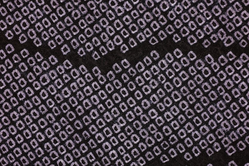 Japanese kimono used <Komon> L-size silk 100% /B980