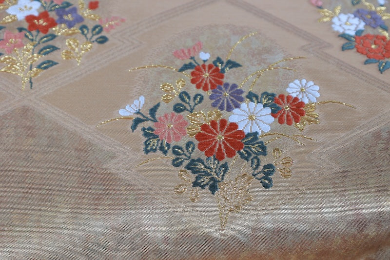 Japanese used sash belt (Nagoya-obi) 100% silk /B982