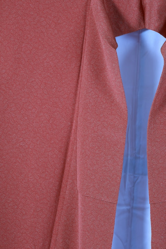 Japanese kimono used <komon> L-size silk 100% /B1437