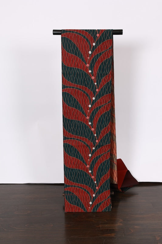 Japanese used sash belt (Nagoya-obi) 100% silk /B989