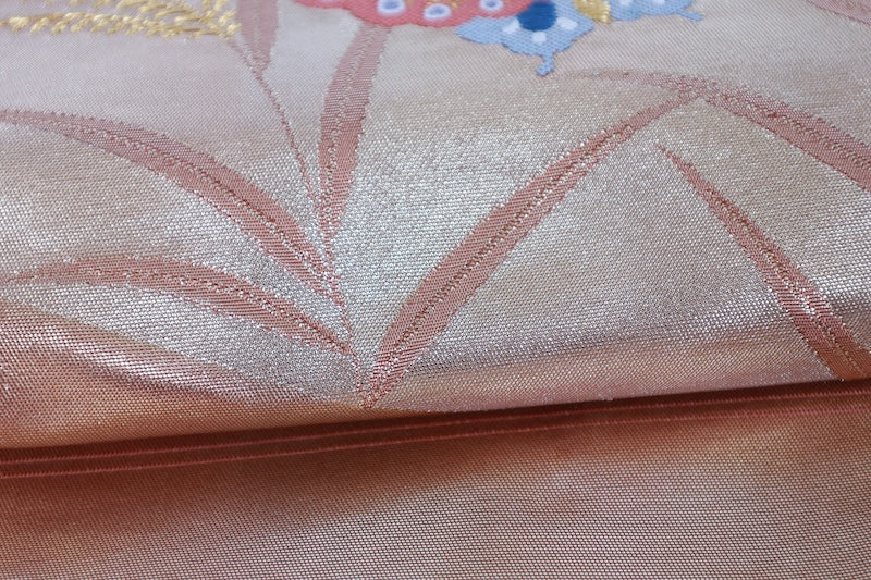 Japanese used sash belt (Nagoya-obi) 100% silk /B985