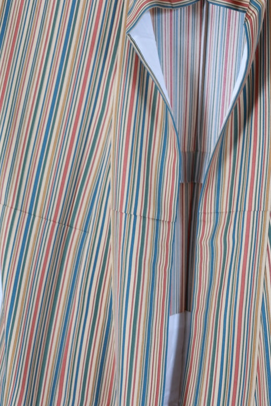 Japanese kimono used <komon> M-size silk 100% /B1436