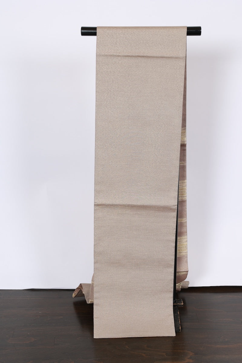 Japanese used sash belt (Hukuro-obi) 100% silk /B987