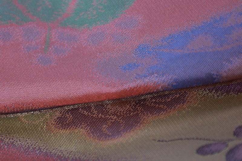 Japanese used sash belt (Hukuro-obi) 100% silk /B1008