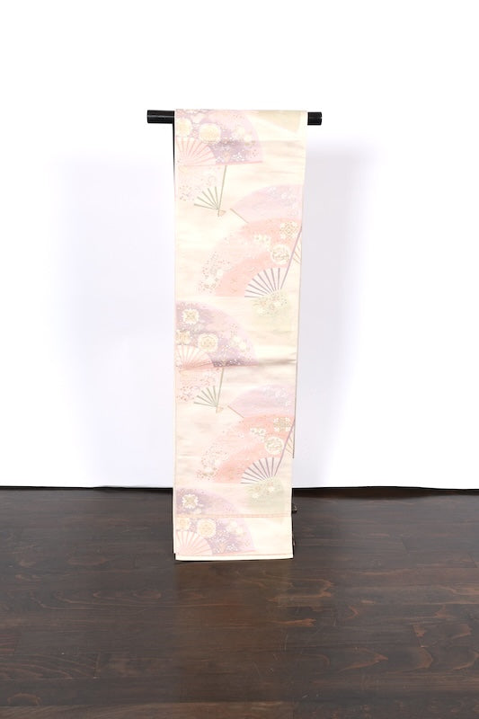 Japanese used sash belt (hukuro-obi) 100% silk /B1004