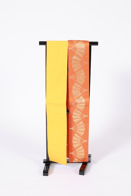 Japanese kimono sash belt (Hanhaba-obi) polyester / B265