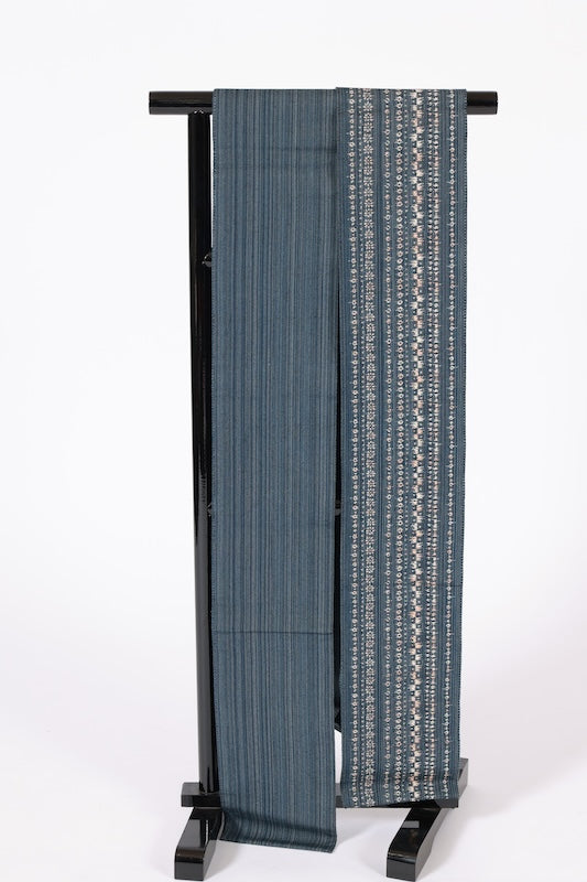 Japanese kimono sash belt (Hanhaba-obi) polyester / B266
