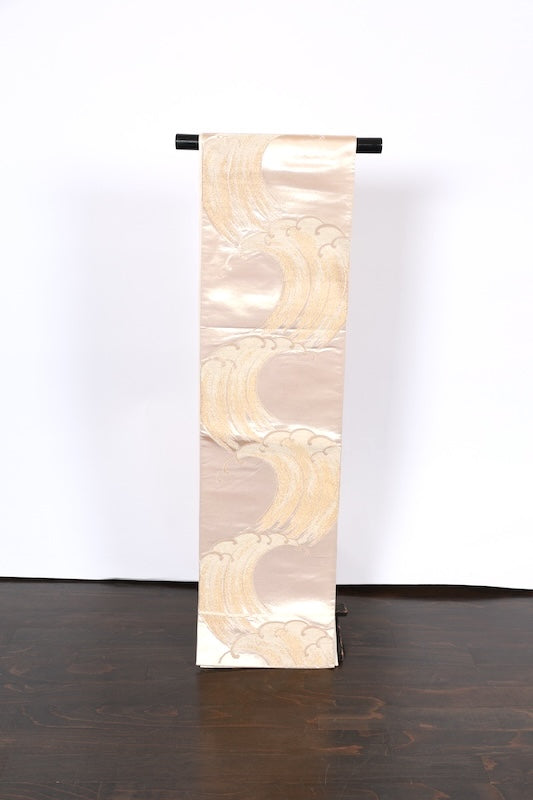 Japanese used sash belt (hukuro-obi) 100% silk /B1002