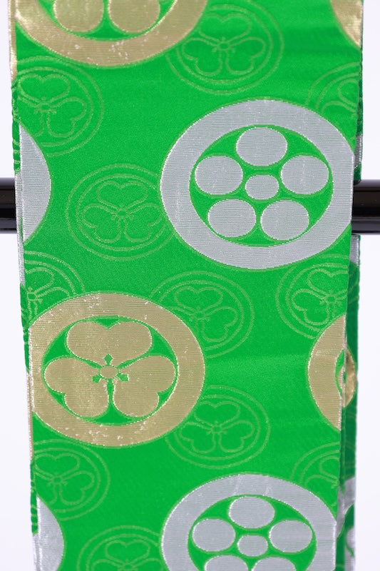 Japanese kimono sash belt (Hanhaba-obi) polyester / B273