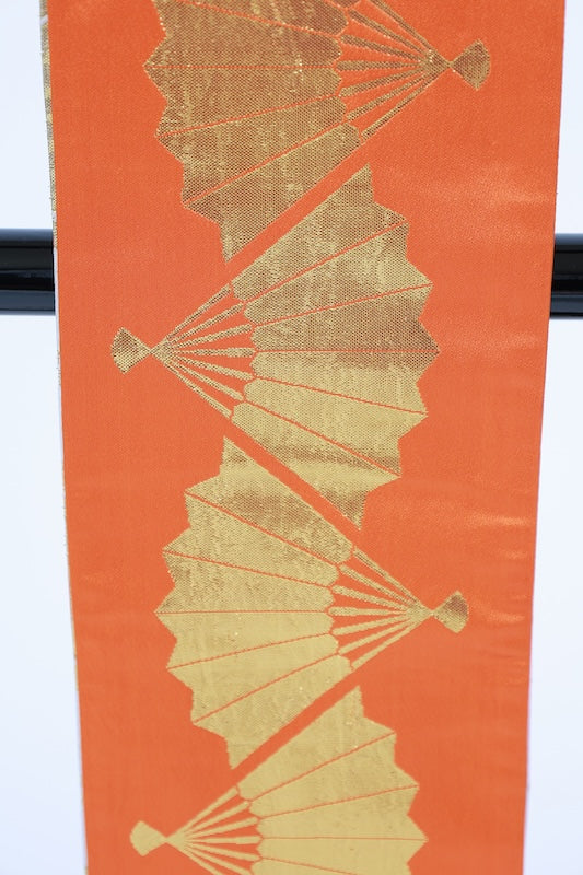 Japanese kimono sash belt (Hanhaba-obi) polyester / B274