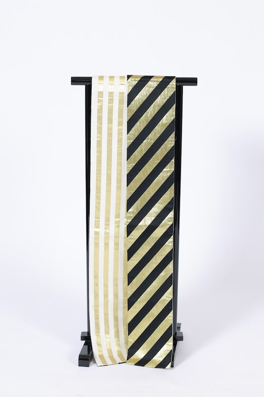 Japanese kimono sash belt (Hanhaba-obi) polyester / B275