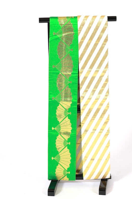 Japanese kimono sash belt (Hanhaba-obi) polyester / B280