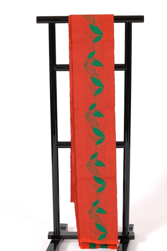 Japanese kimono sash belt (Hanhaba-obi) wool / B253