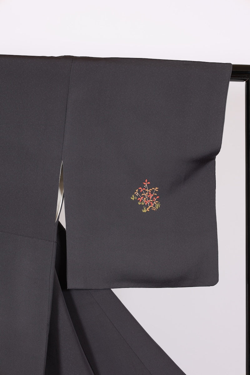 Japanese kimono used <houmongi> Msize silk 100% /T531