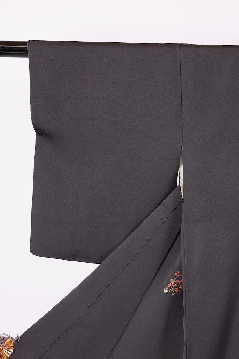Japanese kimono used <houmongi> Msize silk 100% /T531
