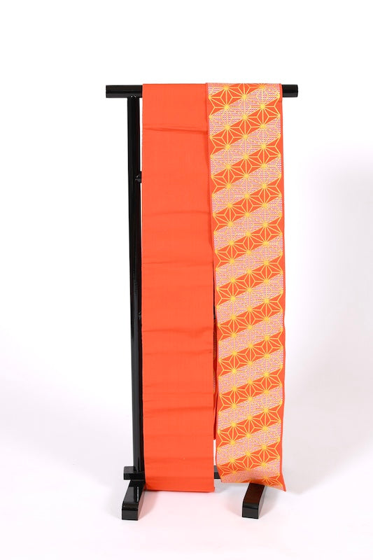 Japanese kimono sash belt (Hanhaba-obi) polyester / B287