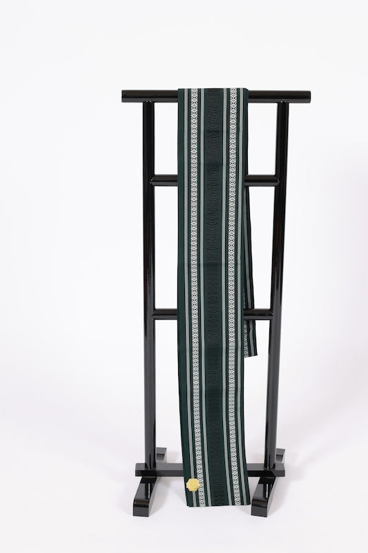 Japanese kimono sash belt used (Hanhaba-obi) / B288