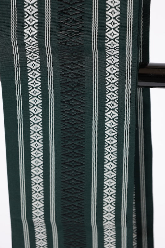 Japanese kimono sash belt used (Hanhaba-obi) / B288