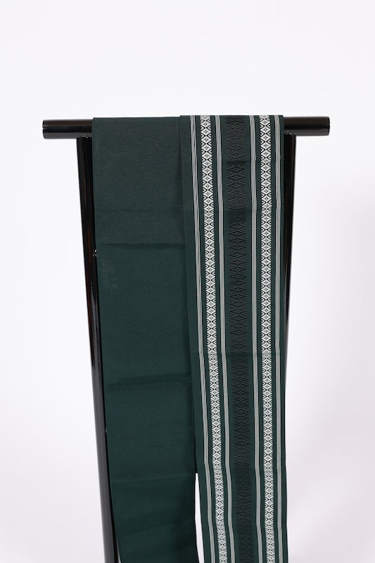 Japanese kimono sash belt used (Hanhaba-obi) / B288