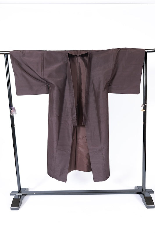 Japanese Men’s kimono L-size 100% silk / B292