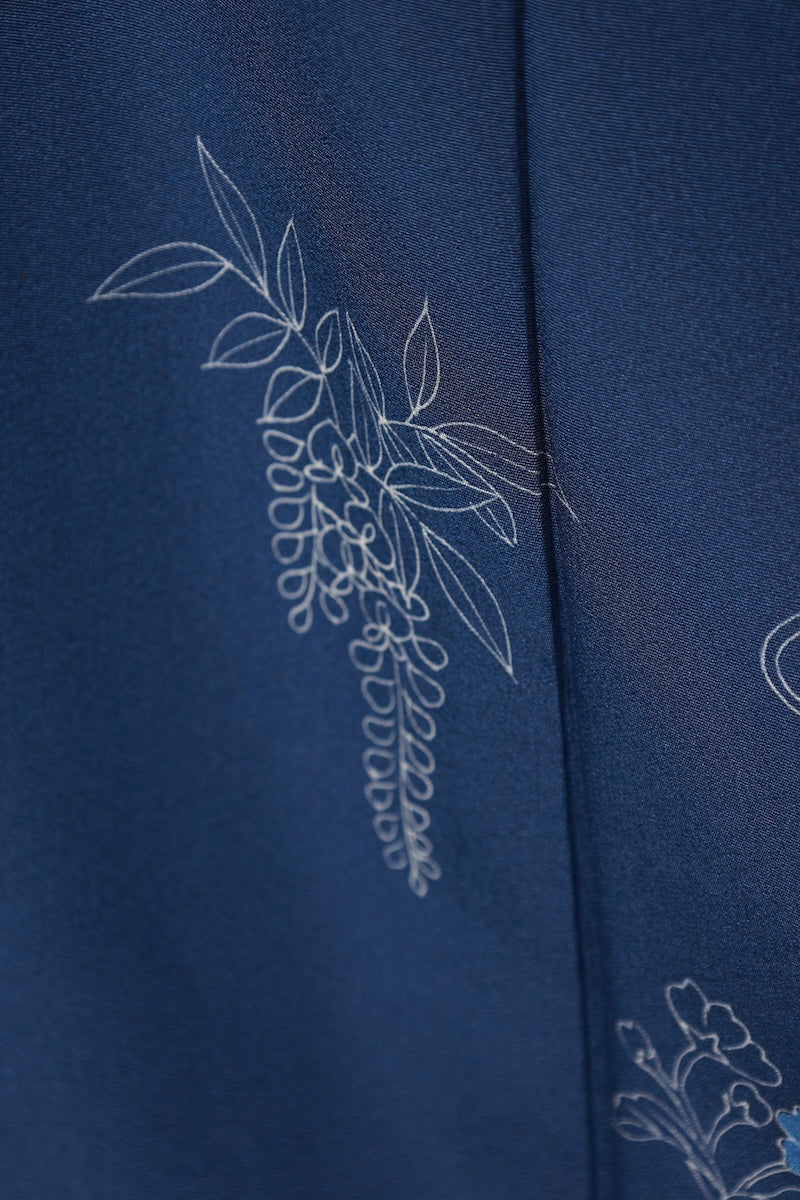 New Unused Japanese kimono <Tsukesage> Lsize silk 100% /T611