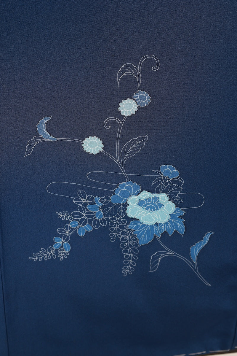 New Unused Japanese kimono <Tsukesage> Lsize silk 100% /T611