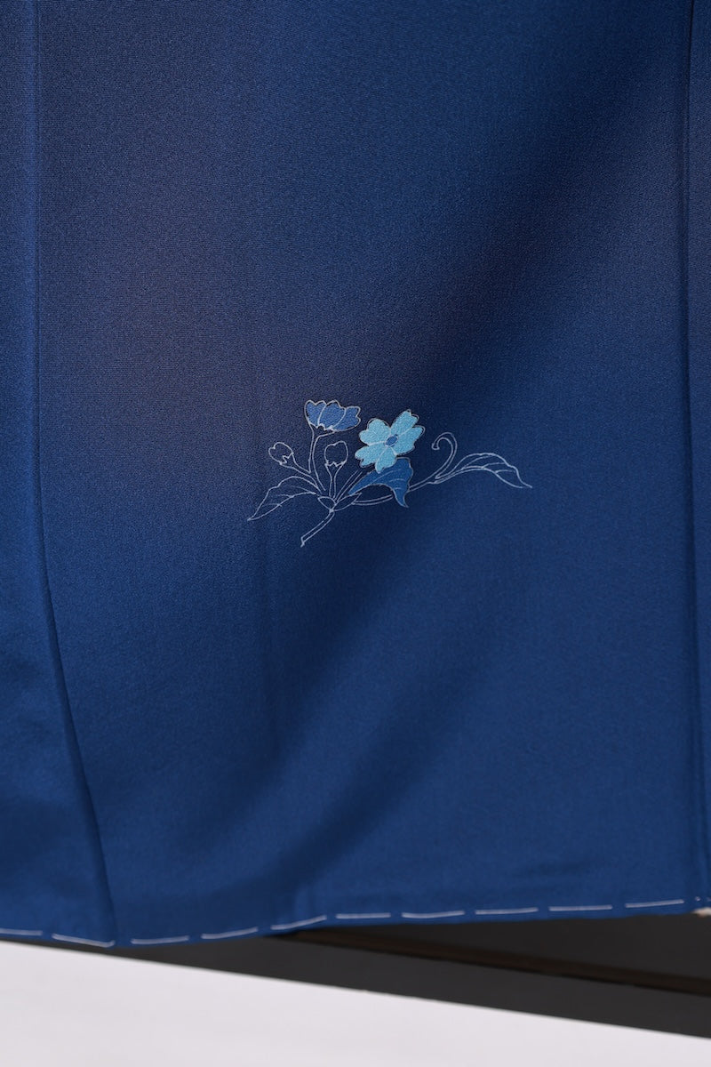 New Unused Japanese kimono <Tsukesage> Lsize silk 100% /T611