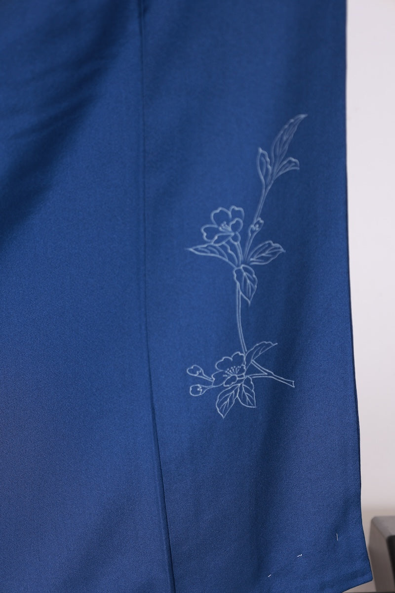 New Unused Japanese kimono <Tsukesage> Lsize silk 100% /T611