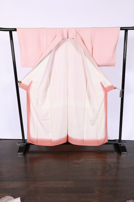 Japanese kimono Unused New <Tsukesage> L-size silk 100% /B764