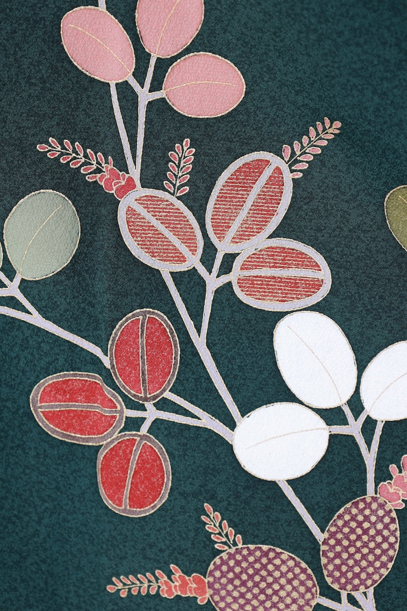 Japanese kimono used <houmongi> Msize silk 100% /T525